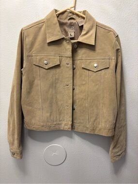 DC Tan Suede Jean Jacket